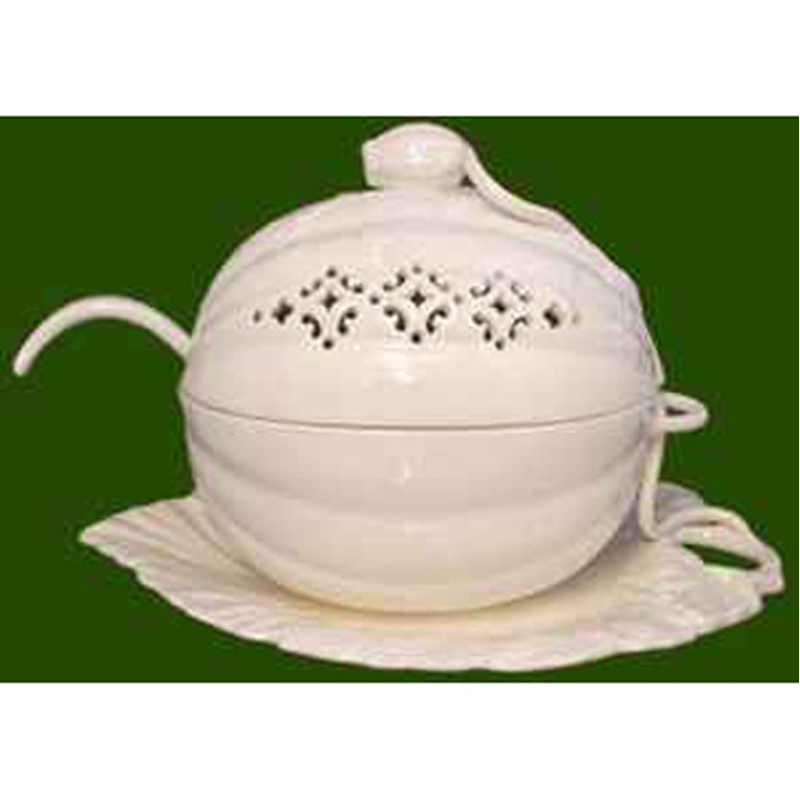 Leeds Pottery Creamware Pierced Melon Terrine & Ladle eBay