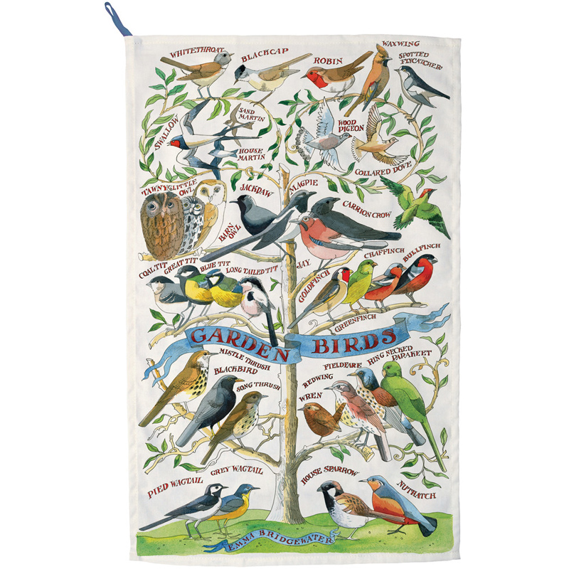 Emma Bridgewater Garden Birds Tea Towel